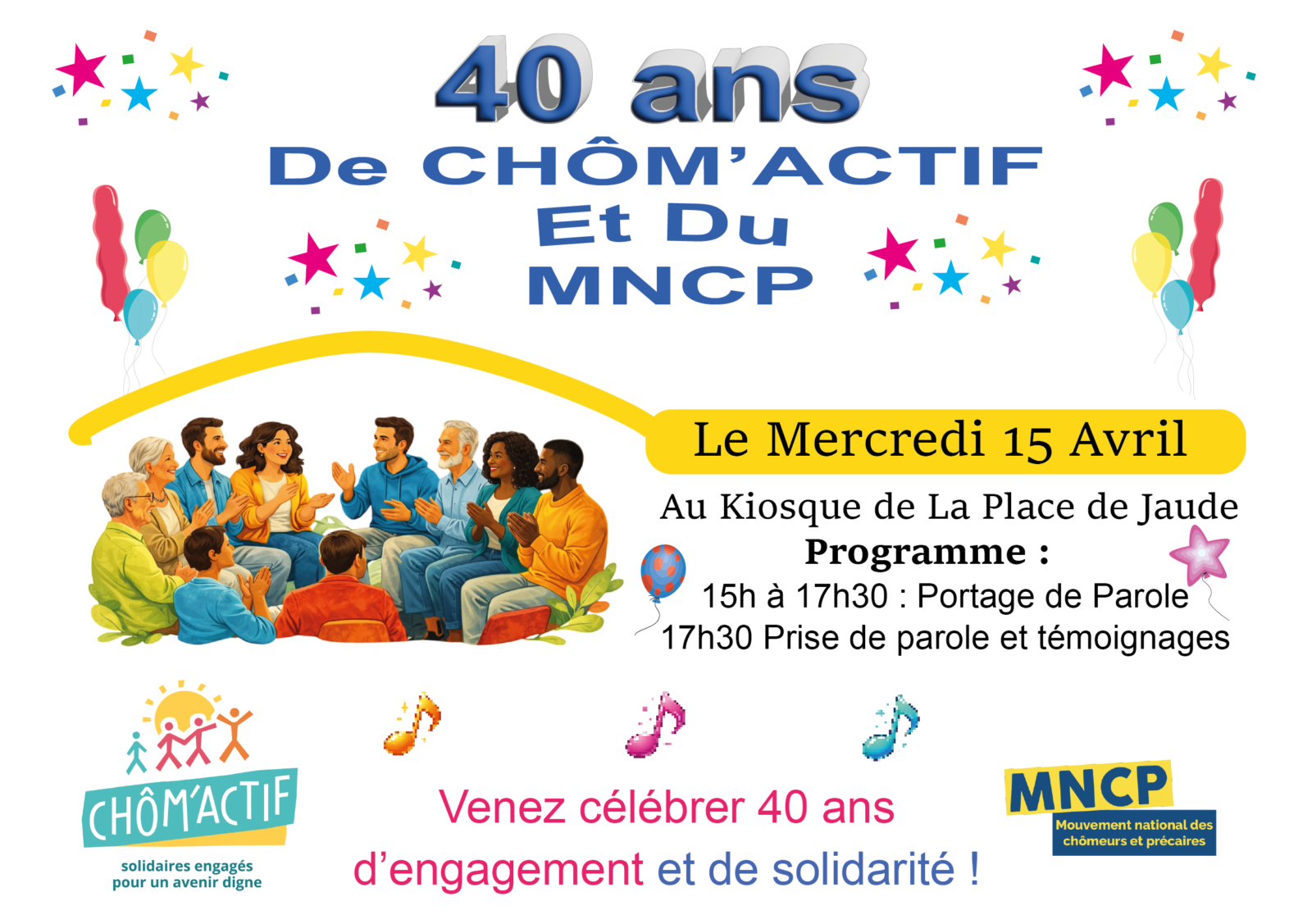 Flyer 40 ans